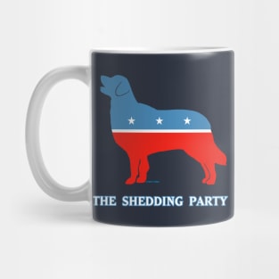 The Shedding Party aka the Golden Retriever Party Mug